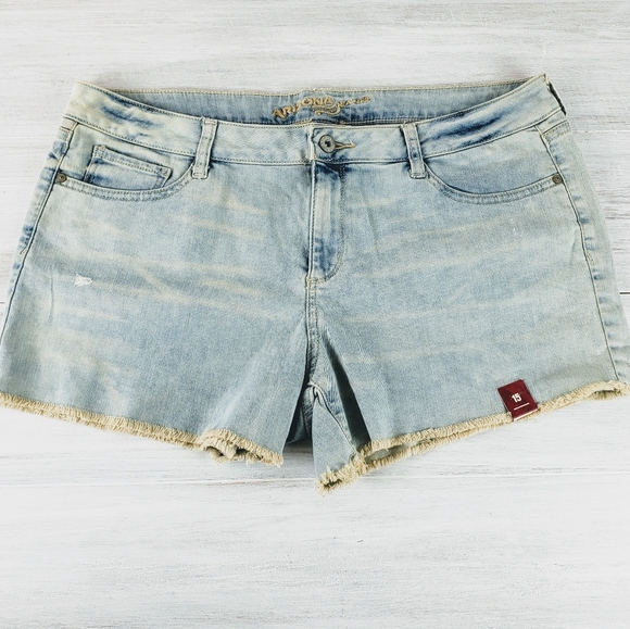 Arizona Jean Company Pants - Arizona Jeans Raw Hem Denim Shorts NWT